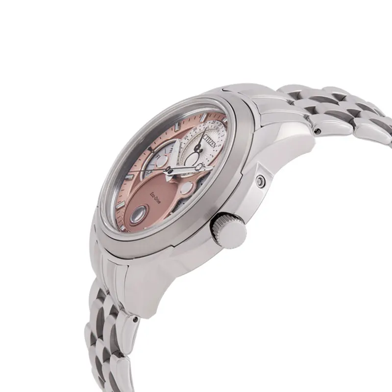 Citizen Calendrier Eco-Drive Moonphase Men's Watch- BU0080-52X